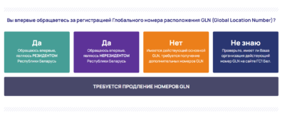 Первый шаг для получения GLN